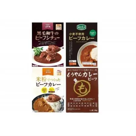 コスモ食品レトルトビーフカレー＆レトルトビーフシチュー計12食セット【1684123】