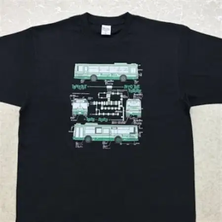 金剛バス　レガシーTシャツ　XLサイズ(ブラック)【1688648】