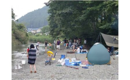 バーベキュースポット 名栗川 さつき 利用サービス券 体験チケット HNNAA001