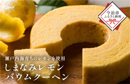 しまなみレモンバウムクーヘン 1個370g【V003440】