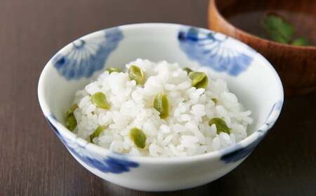 《山形県産秘伝豆（枝豆）入り》炊き込みご飯の素 ２合用×６袋セット 【思いやり型返礼品】就労継続支援Ａ型事業所支援品　010-G-BK008