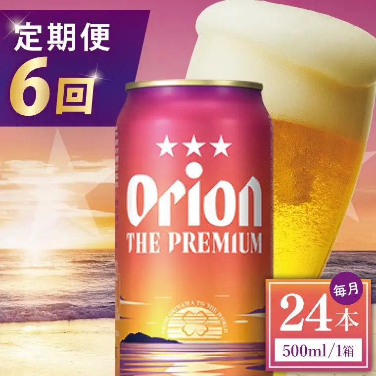 【全6回定期便】 オリオンビール ザ・プレミアム 500ml × 24缶