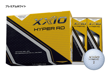 ゼクシオハイパーRD ゴルフボール プレミアムホワイト 1ダース 〈丹波市製造〉 ゴルフ