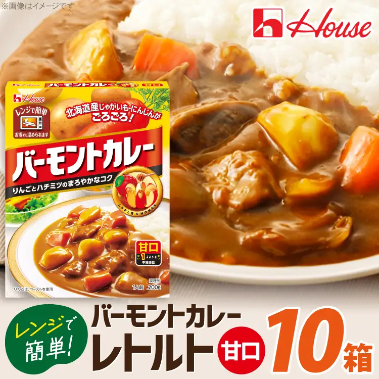 バーモントカレー 甘口 10個 [翔栄通商 愛知県 江南市 ko23btu570083]