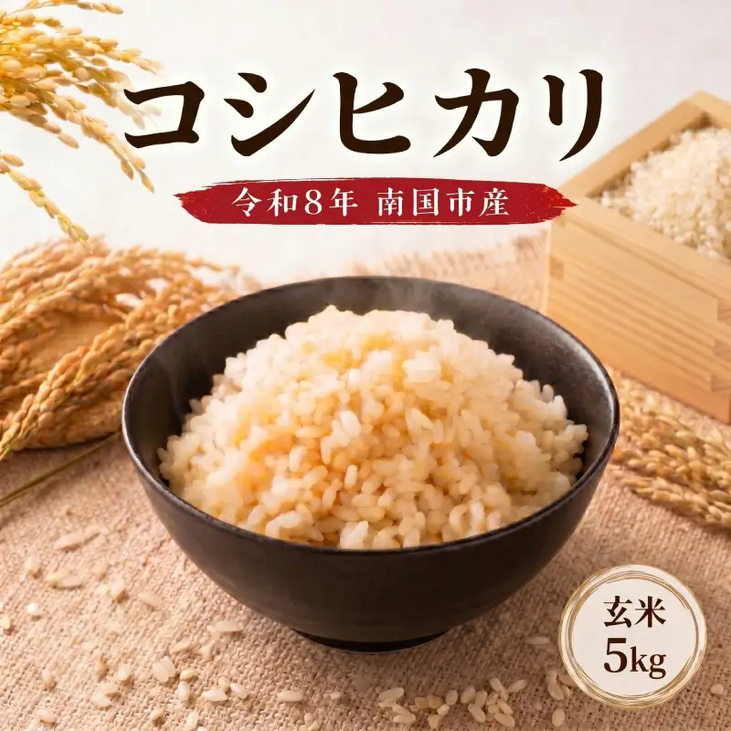 【先行予約】玄米 5㎏ コシヒカリ 令和8年度 玄米