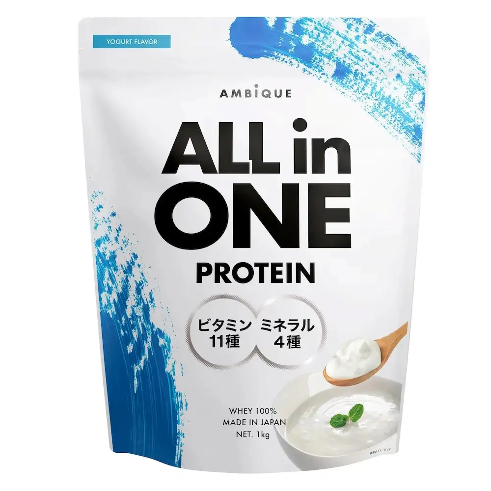【ヨーグルト風味】AMBiQUE オールインワンプロテイン （1kg×2袋）
