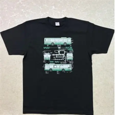 金剛バス　レガシーTシャツ　Lサイズ(ブラック)【1692778】