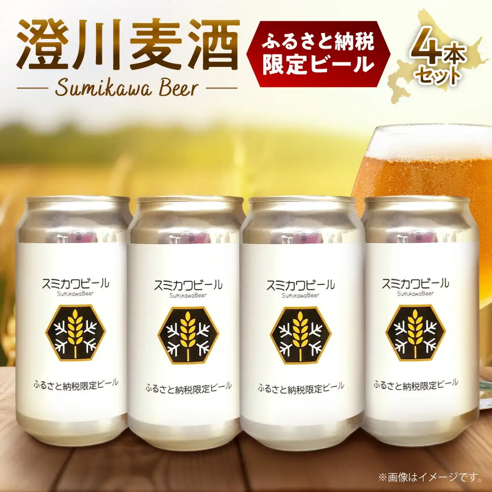 【先行受付】澄川麦酒ふるさと納税限定ビール4本セット｜地ビール クラフトビール ビール 晩酌 北海道 札幌市