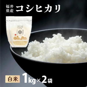 【定期便6回】コシヒカリ  2kg（1kg×2）令和7年産 [095-t06-a201]