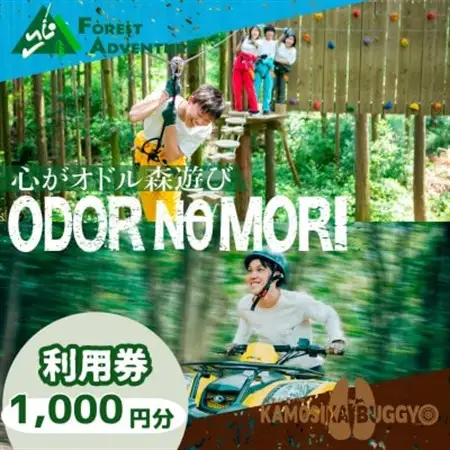 オドルの森　利用券　1000円分【1672991】