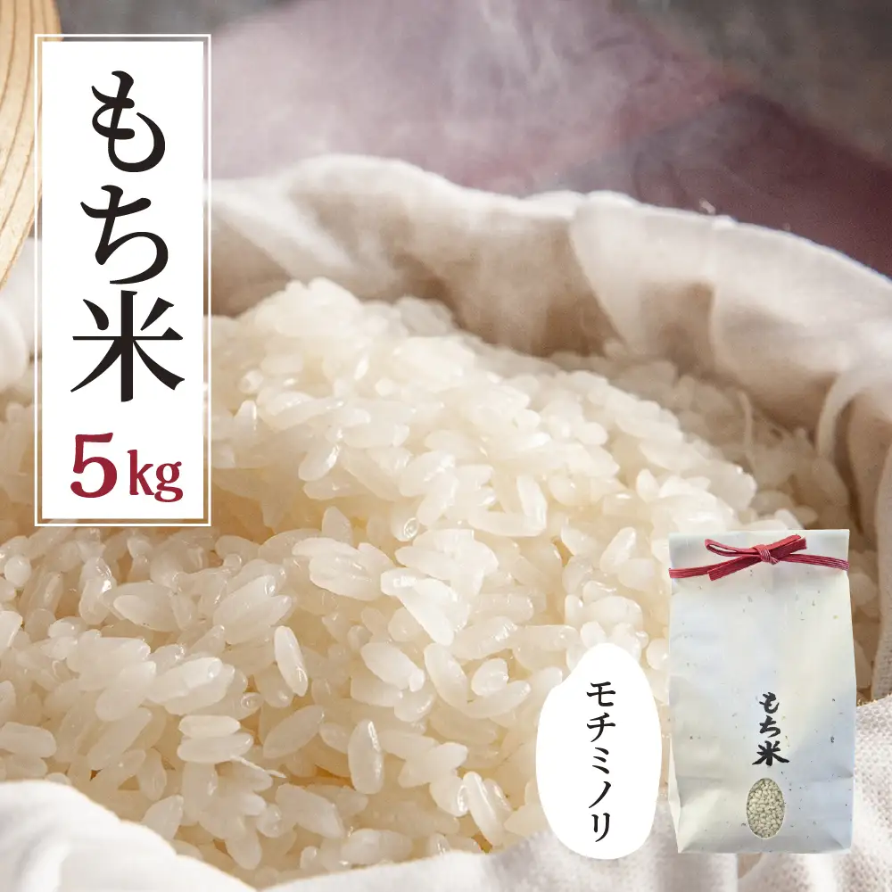 ≪令和7年度産≫もち米 モチミノリ 5kg｜もち米