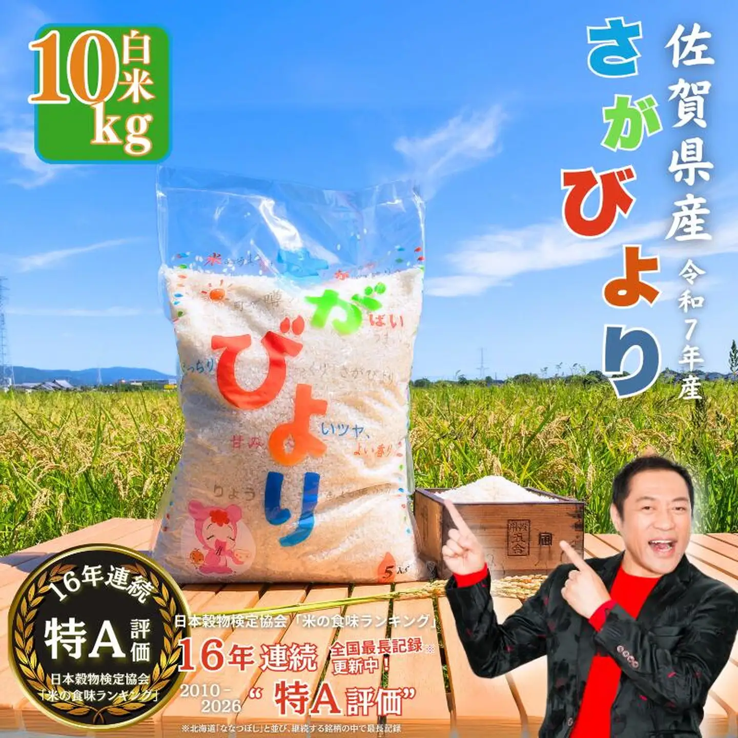 令和7年産 佐賀県産 さがびより 白米 10kg（5kg×2袋）おこめ 米 ：B290-013