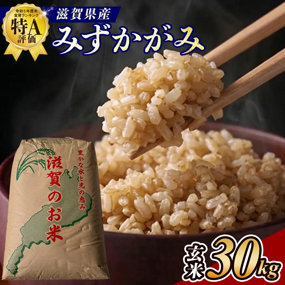 【令和7年産】近江米みずかがみ玄米30kg