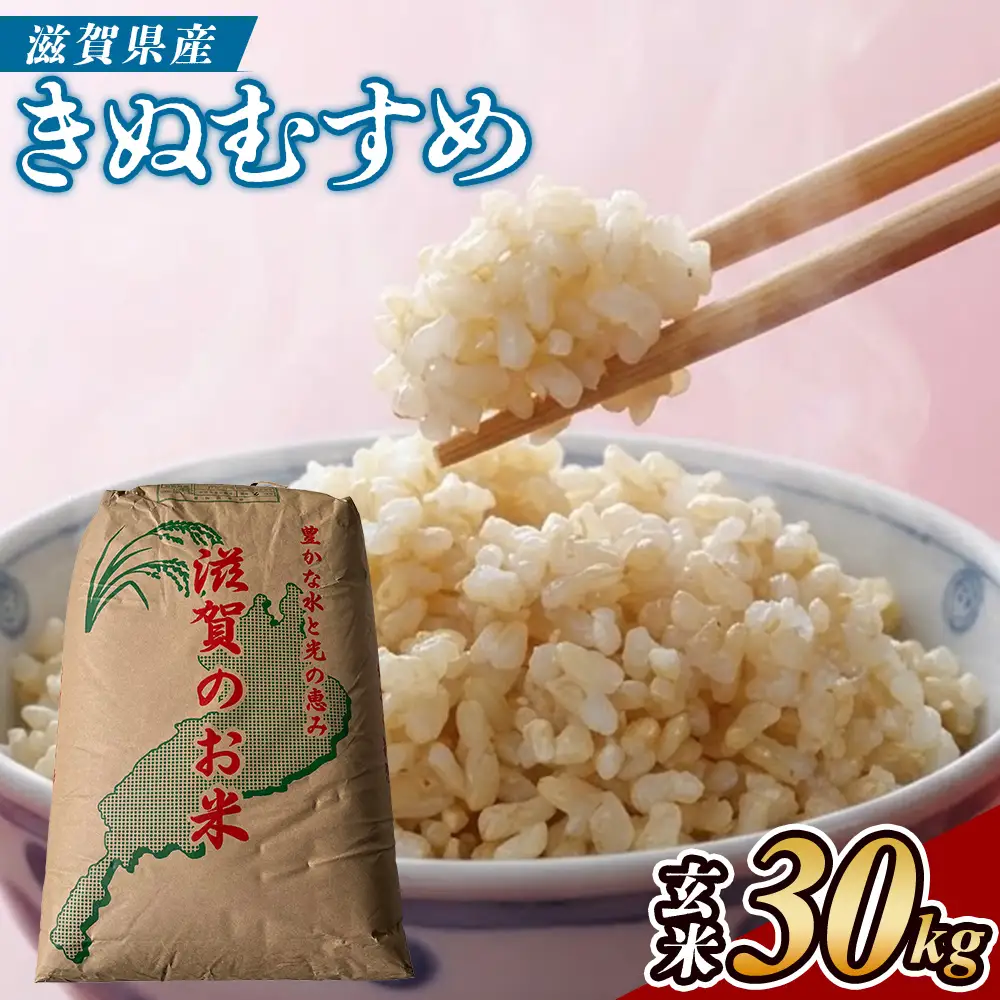 【令和7年産】近江米きぬむすめ玄米30kg