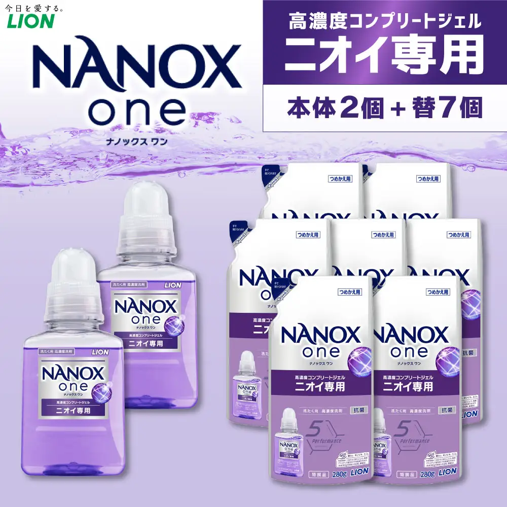 NANOX one ニオイ 本体+替セット（本体2個･替7個）