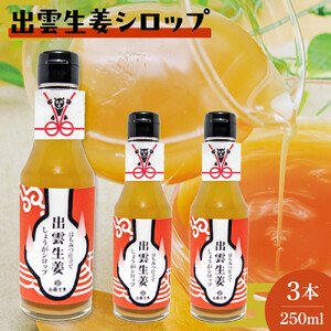 出雲生姜シロップ３本セット