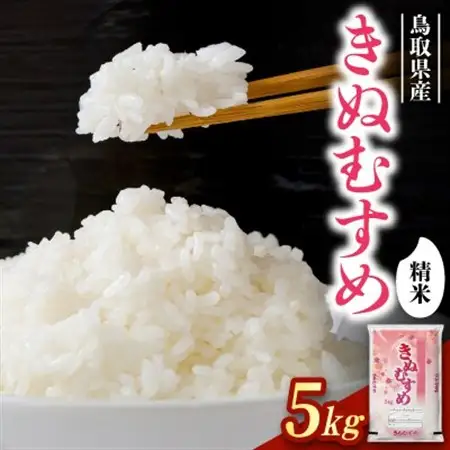【食味鑑定士厳選】鳥取県産 きぬむすめ5kg(5kg×1袋) 精米【1644346】