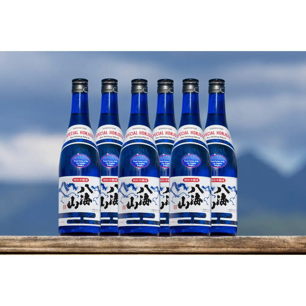 ドジャース公式日本酒 「特別本醸造 八海山」 ブルーボトル 720ml×6本 【お酒 さけ 本醸造 ギフト 人気 おすすめ 送料無料 ドジャース ロサンゼルス】