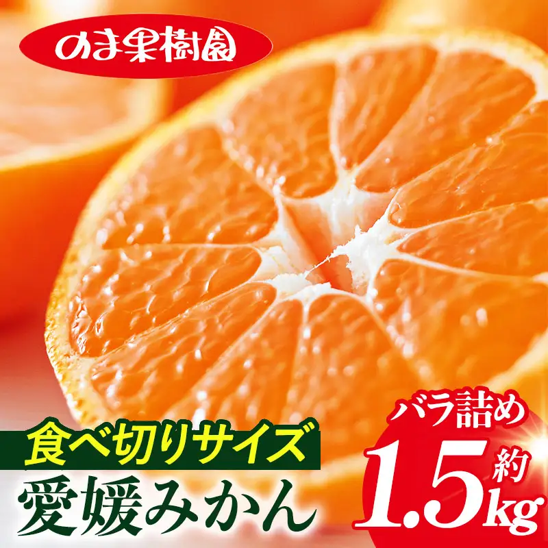 【先行予約】愛媛みかんバラ詰め（1.5kg）