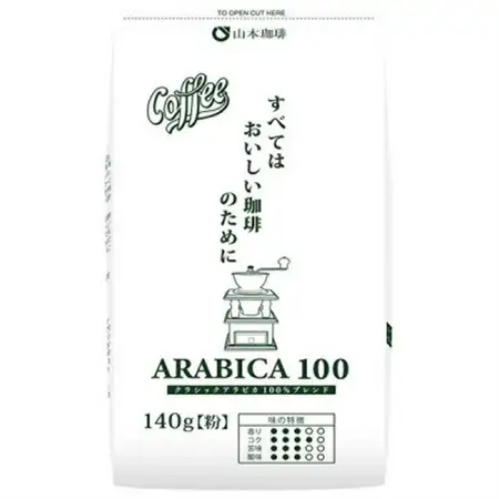 山本珈琲 クラシックアラビカ100(粉) 140g×12袋入【1620736】