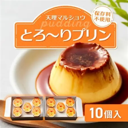 天理マルショウ とろ～りプリン　10個入【配送不可地域：離島】【1687620】