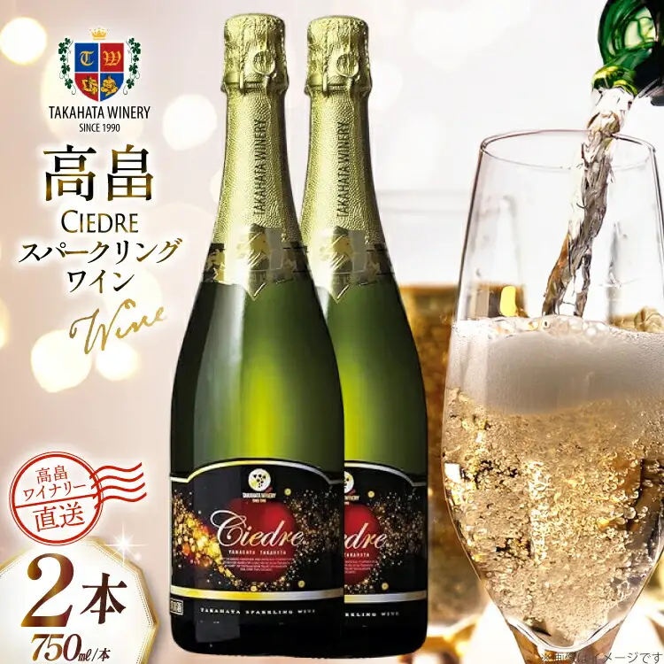 ワイン 白 高畠シードル 750ml 2本 セット [高畠ワイナリー 山形県 高畠町 tk06ays730066] 