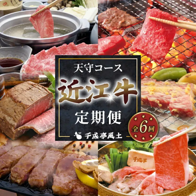 近江牛 6ヶ月定期便 天守コース【近江牛定期便】
