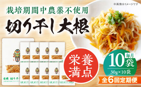 【6回定期便】【慶宝農園】切り干し大根 30g×10袋 五島市/出口さんご[PBK028]