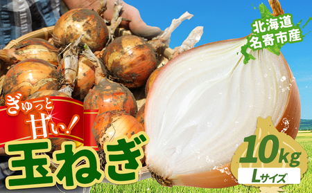 北海道名寄産 玉ねぎ 10kg 秀品  Lサイズ