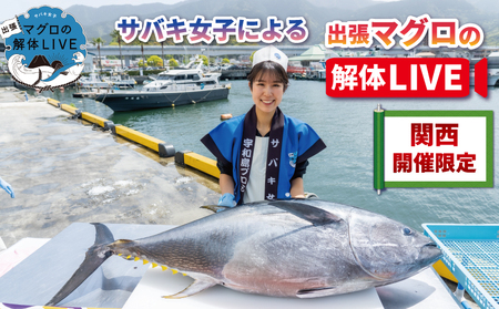 新鮮 マグロ 解体 出張 LIVE 関西開催限定 サバキ女子 宇和島プロジェクト マグロ解体ショー L2510-071016