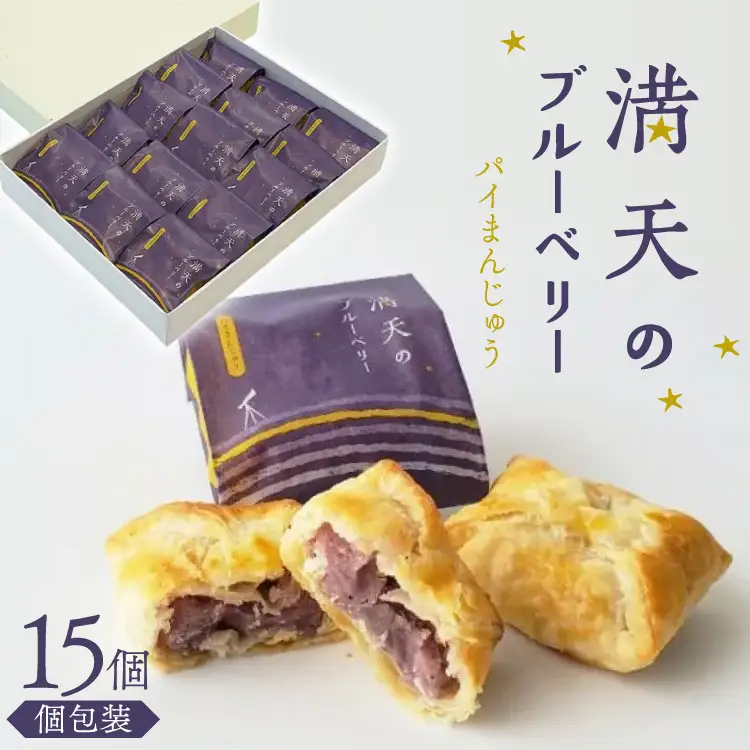 お菓子 個包装 満天のブルーベリー 15個入 [谷口製菓 石川県 宝達志水町 38601294] 