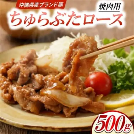 沖縄県産ブランド豚 ちゅらぶた ロース焼肉用スライス 500g×1P【配送不可地域：離島】【1696838】