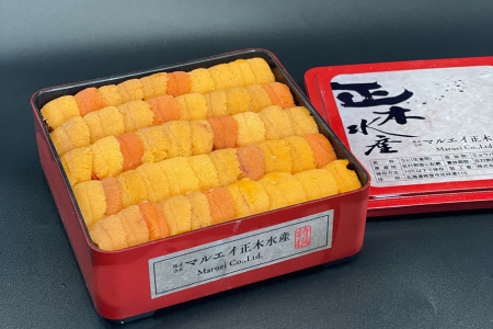 エゾバフンウニ赤重箱250g×1枚 F-61005