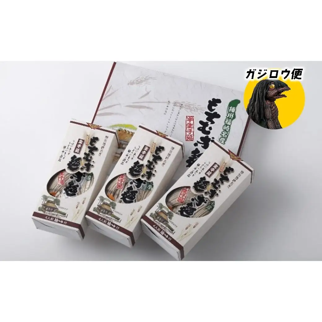ガジロウ便 【関東・中部・近畿・中国・四国】 もちむぎ半生麺 4人前×3箱セット もちむぎ麺 もち麦使用
