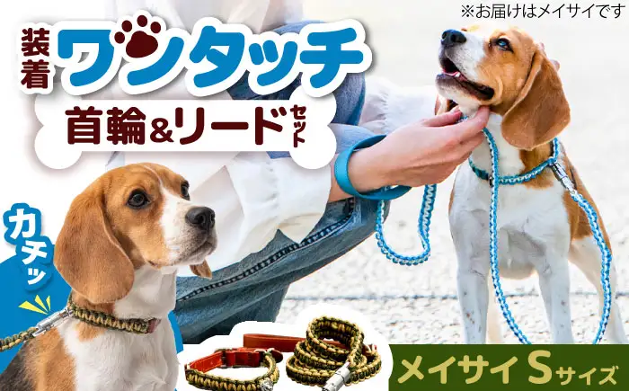 ペット 犬の首輪＆リードセット メイサイ S ペット BLBX017