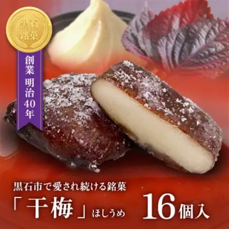 【黒石銘菓】干梅　16個入【配送不可地域：離島】【1696115】