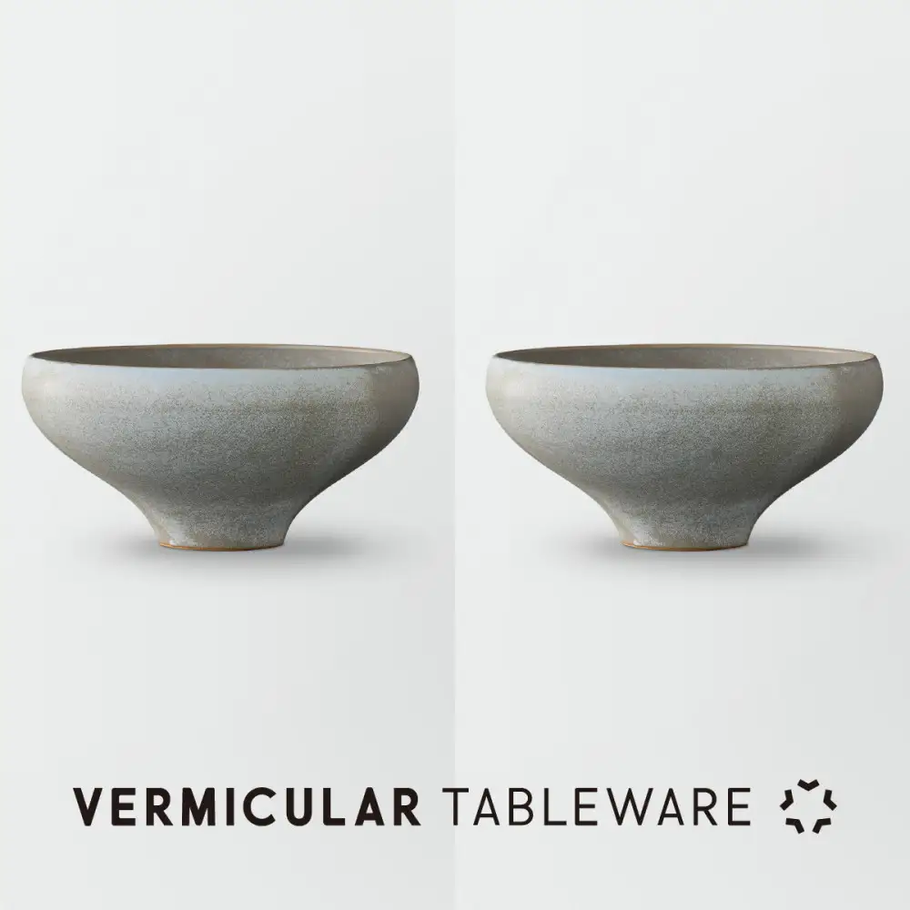 Tableware Deep Bowl Curveペアセット18cm 霞
