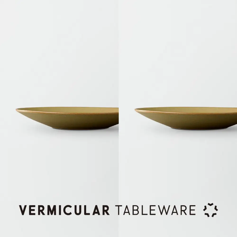 Tableware Flat Plateペアセット24cm 鶯