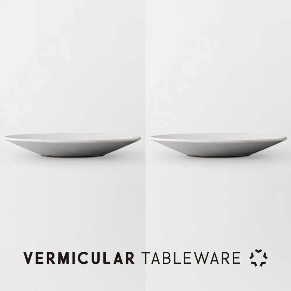 Tableware Flat Plateペアセット21cm 乳白