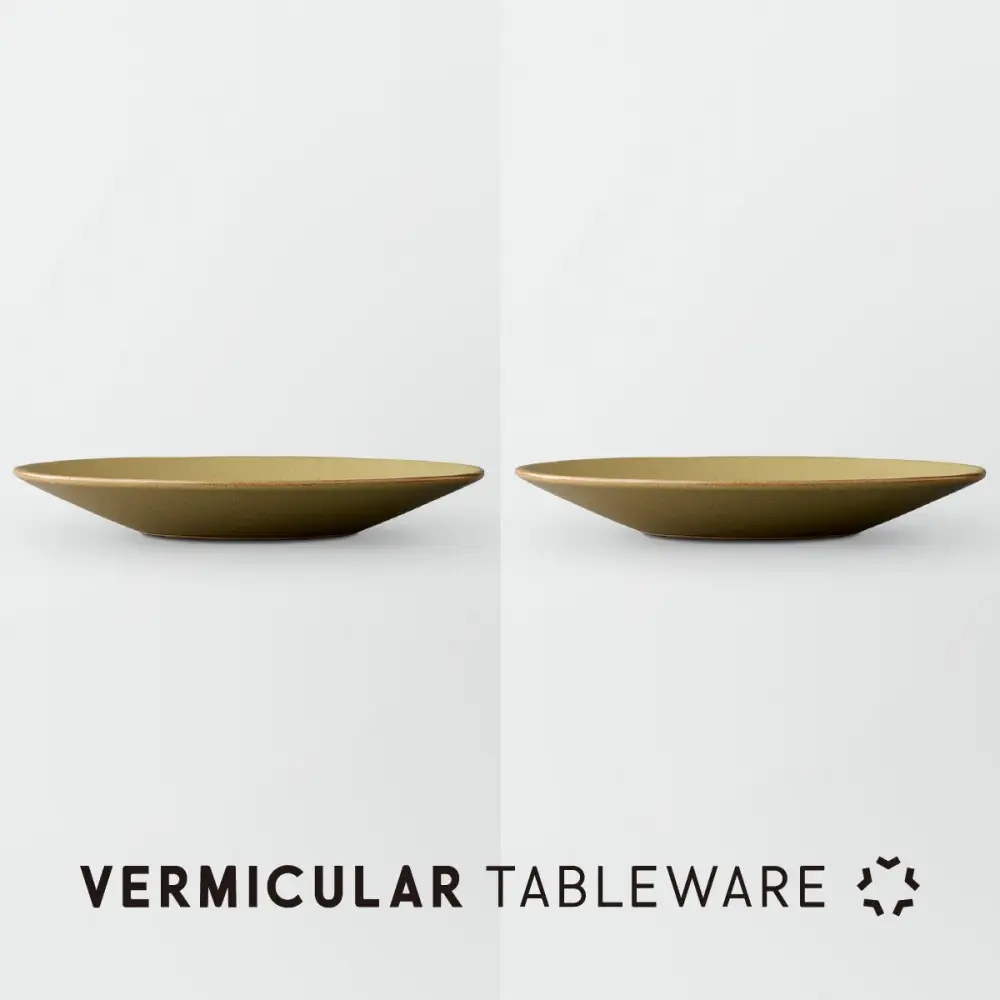 Tableware Flat Plateペアセット21cm 鶯
