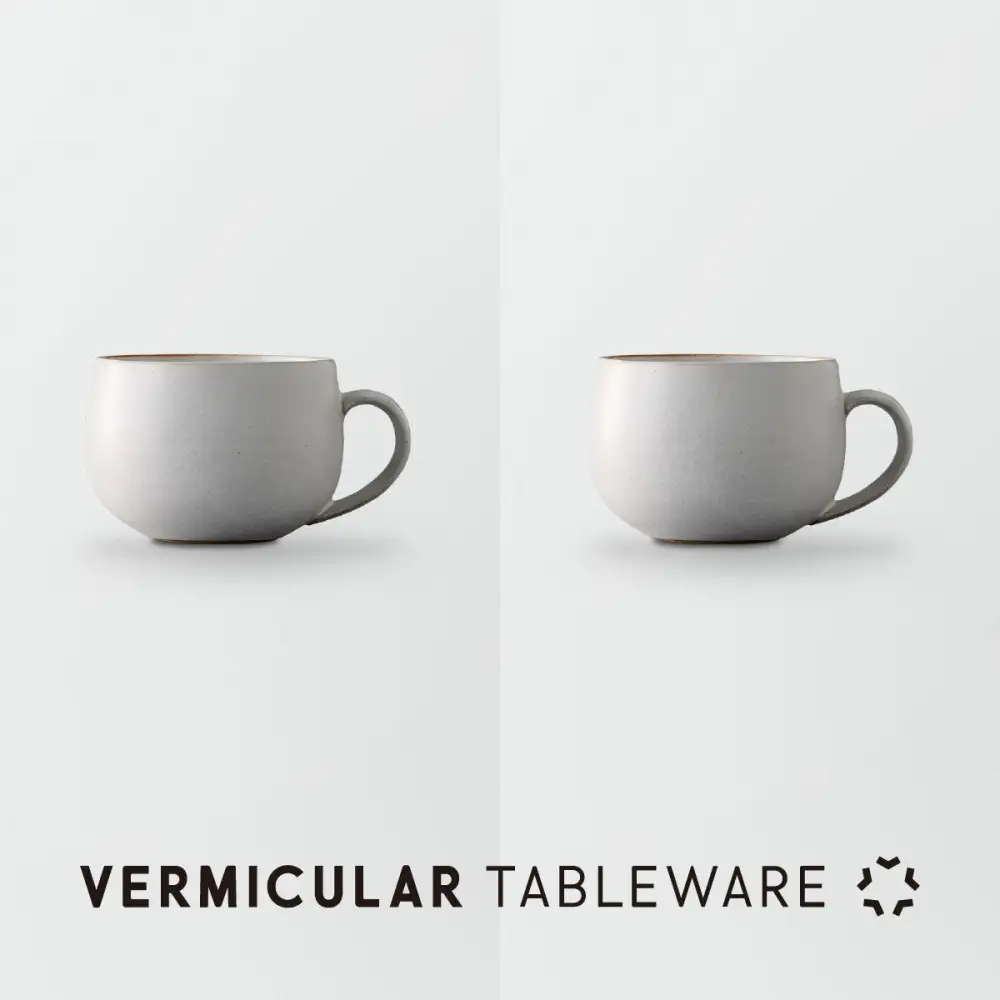 Tableware Coffee Cupペアセット 乳白