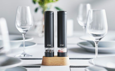〈Russell Hobbs〉 電動ミル　ソルト&ペッパー　ミニ　ブラック 【223002】