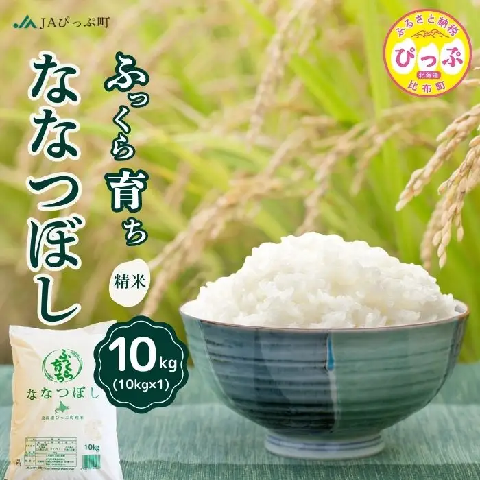 令和7年産 ななつぼし 精米 10kg（10kg×1袋）【JAぴっぷ町】米 お米 北海道産 北海道米 特Aランク 国産 白米 コメ 北海道 比布町 ぴっぷ 1001-012
