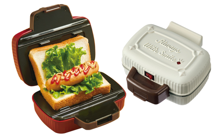 ＜レコルト＞プレスサンドメーカーミニ　ホワイト RPS-3(W) 【223007】