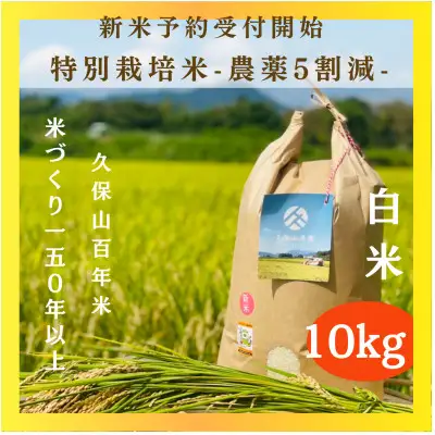 【特別栽培米】令和7年産 白米10kg【5kg×2袋】夢つくし/元気つくし【精米 お米 米 ご飯 ごはん ブランド 元気つくし 夢つくし 福岡県 筑前町】