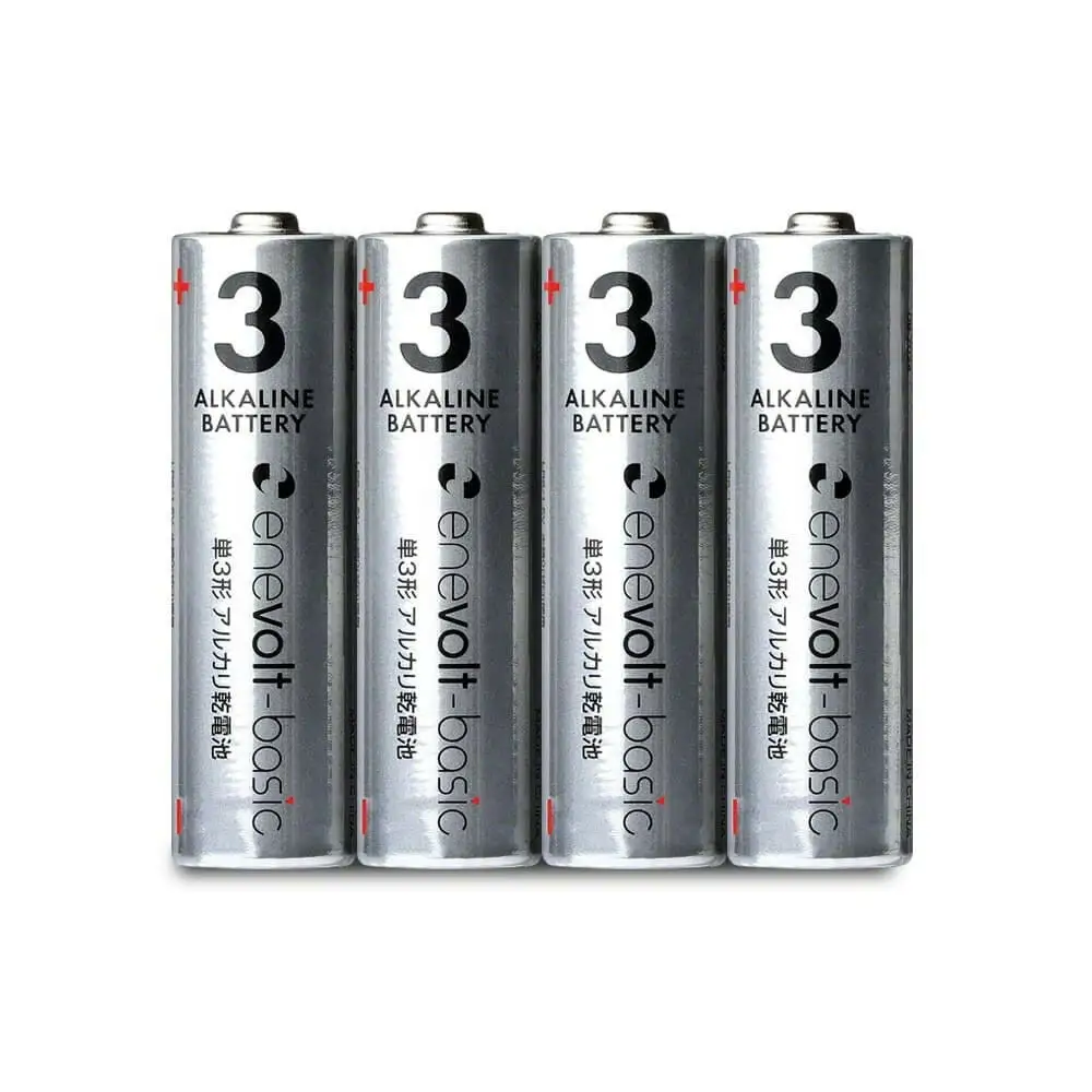 【enevolt】 エネボルト Basic アルカリ乾電池 単3形 24本セット 【2年間保証】 SET-EVA324