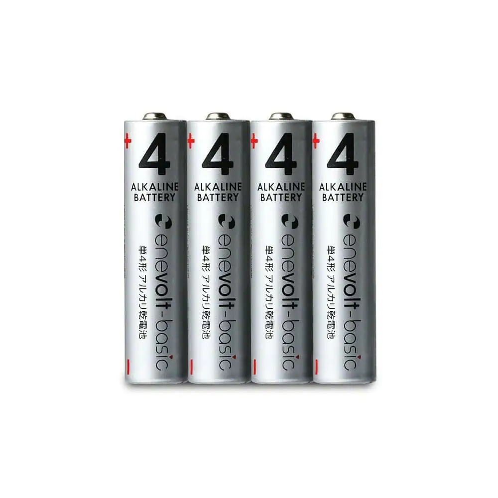 【enevolt】 エネボルト Basic アルカリ乾電池 単4形 24本セット 【2年間保証】 SET-EVA424