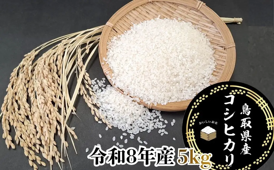 Y1070 鳥取県産「コシヒカリ」精白米5kg（令和8年産）