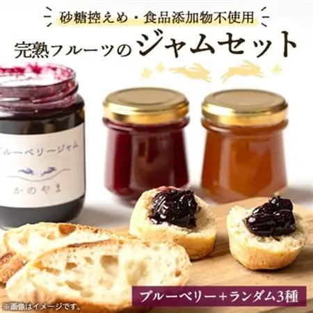 信州産　完熟フルーツのジャム4種の詰め合わせ【1378451】
