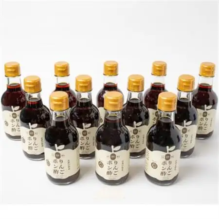 りんごポン酢　12本セット【1664078】